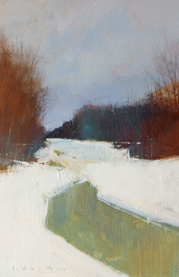 Winter Stream by David Lidbetter Fine Art