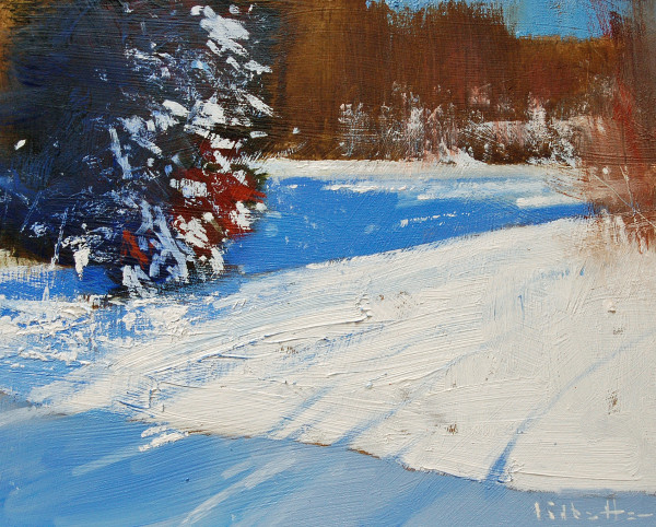 Winters Touch by David Lidbetter Fine Art