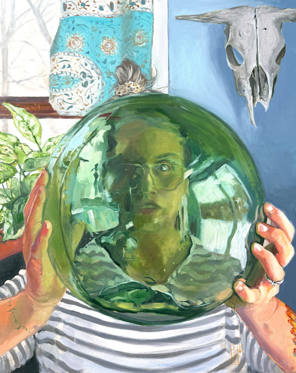 Self-portrait Winter 2026: Life is Change by Ellen Starr Lyon, Image 1.
