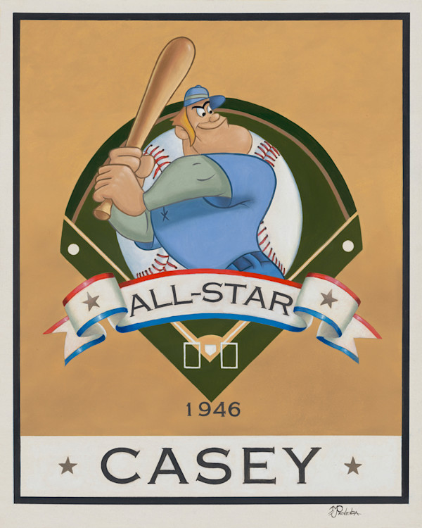 DISNEY Casey Trading Card by Michael Provenza, Image 1.