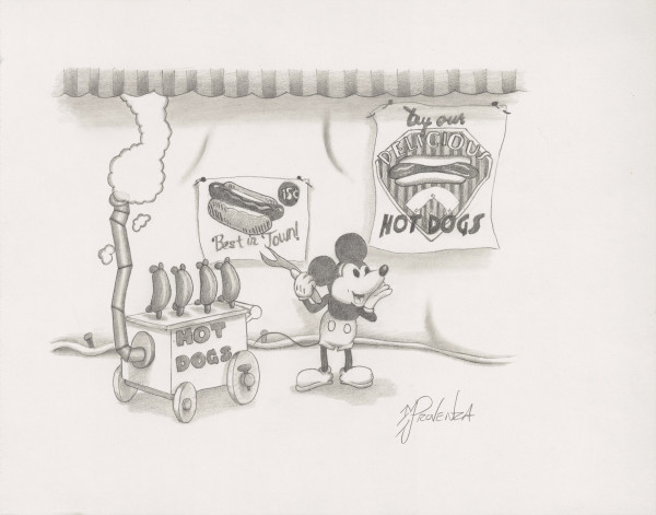 DISNEY Mickey's First Words (Mickey Mouse) Sketch by Michael Provenza