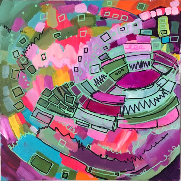 Pink Carousel by Leah Nadeau