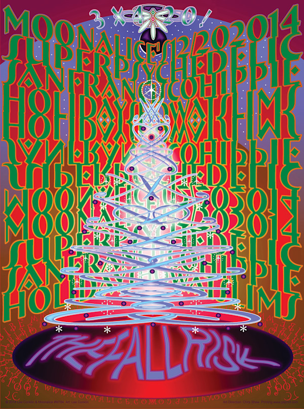 Moonalice Christmas Tree 2014 M7843x4202014LC by Lee Conklin, Image 1.