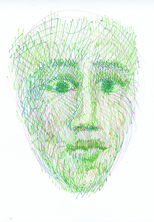 Multihued Crosshatcher by Lee Conklin, Image 1.