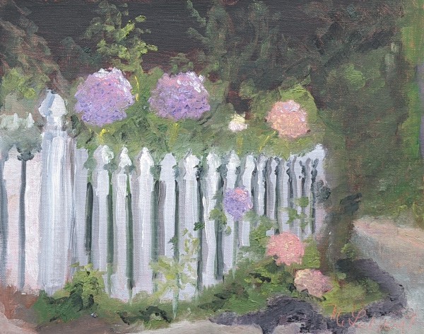 Hydrangeas on Fawcet by Margo Lehman