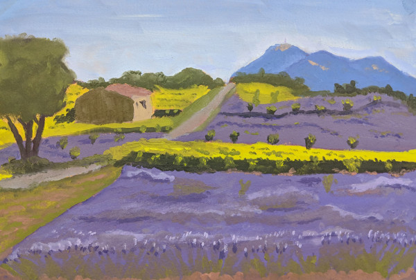 Ventoux Guards the Crops by Margo Lehman