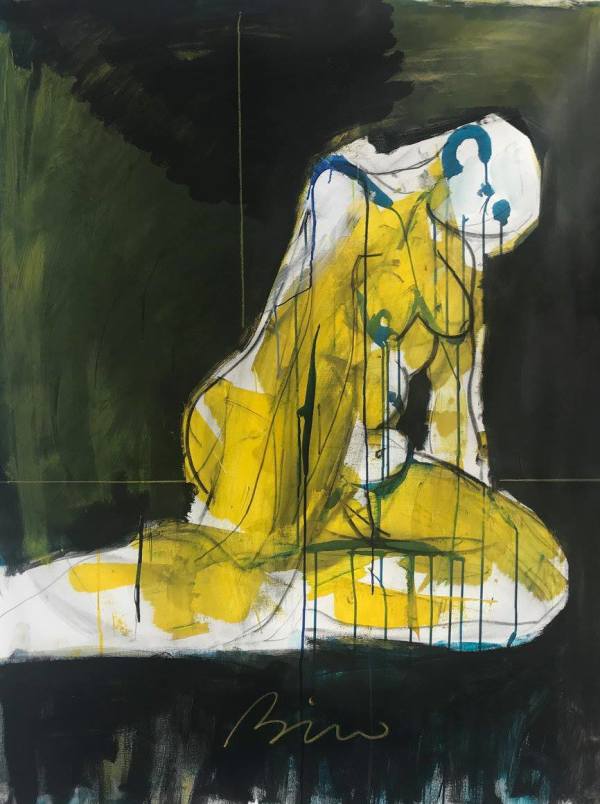 Yellow nude by Toni Bico