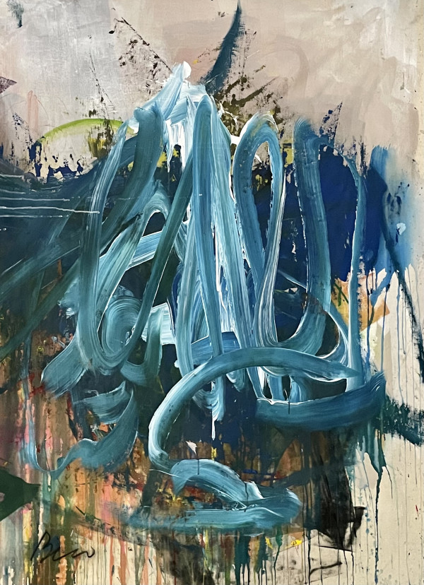 "Whisper #1 (Blue)" by Toni Bico