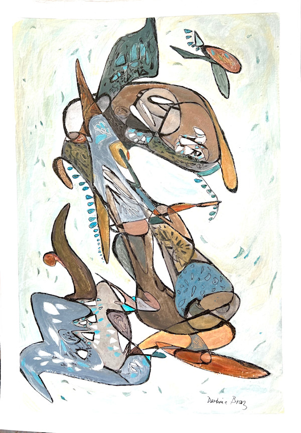 Blue & Beige by Darline Braz