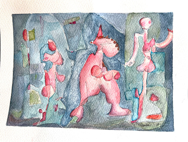 Dancing Nudes by Darline Braz, Image 1.