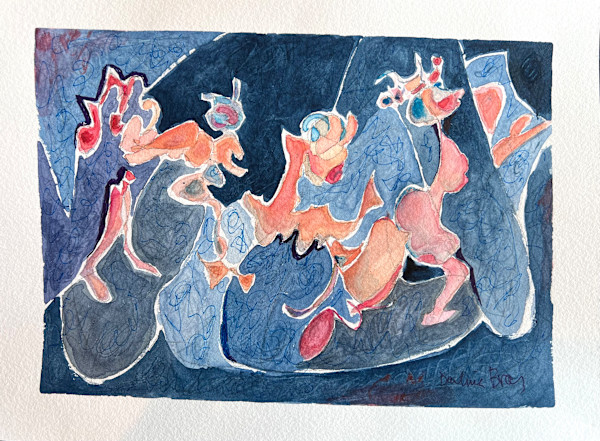Dancing Nudes 2 by Darline Braz, Image 1.