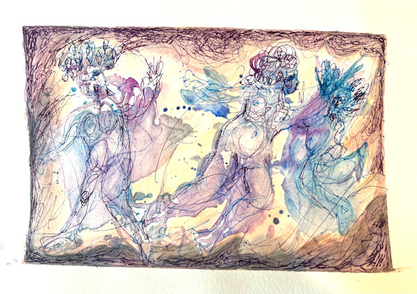 Dancing Nudes 6 by Darline Braz, Image 1.