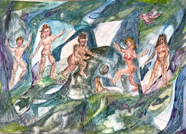 Dancing Nudes 8 by Darline Braz, Image 1.