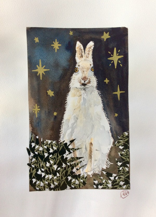 Winter hare by Marina Marinopoulos