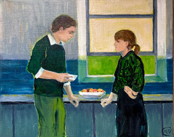 Kitchen conversation by Marina Marinopoulos