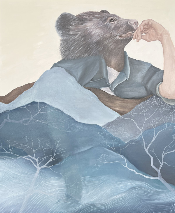 山上的好朋友系列-黑熊 (母) 02 Formosan Black Bear 02 by 馬郁芳 MATILIN Aruwai
