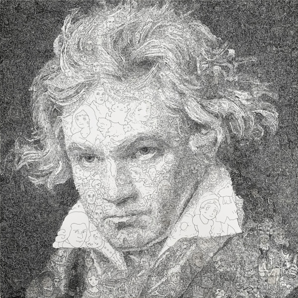 貝多芬 - 歷史名人系列 Beethoven - Historical Portraits by 佐垣慶多 SAGAKI Keita