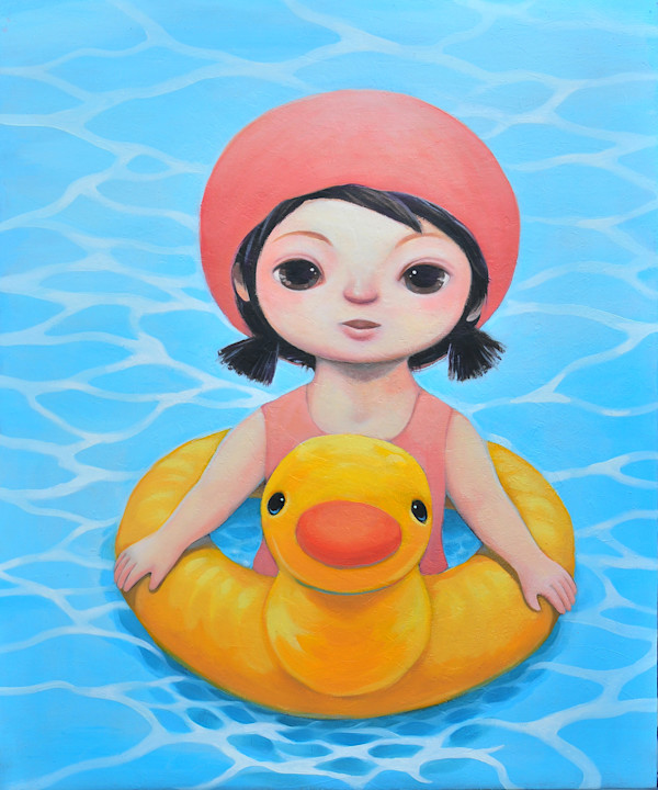 夏日泳池1 Summer Swimming pool1 by 陳盈帆 CHEN Yvonne