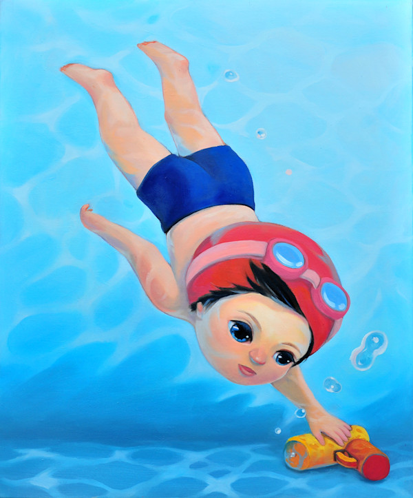 夏日泳池2 Summer Swimming pool 2 by 陳盈帆 CHEN Yvonne
