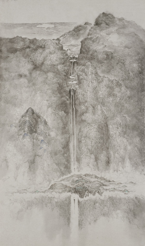 眾神瀑布 Waterfall for Gods by 白雨 Bai Yu