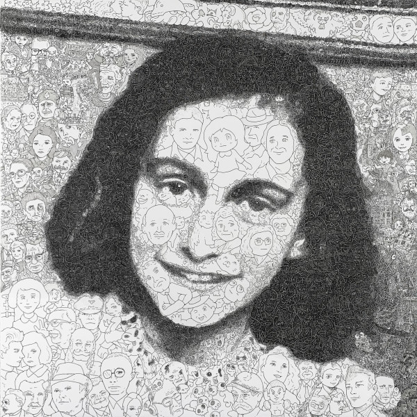 安妮·法蘭克 - 歷史名人系列 (10) Anne Frank - Historical Portraits No. 10 by 佐垣慶多 SAGAKI Keita