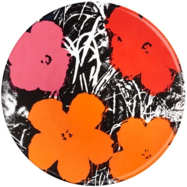 安迪沃荷 花瓷盤 Andy Warhol "Flowers" plate by Andy Warhol 安迪·沃荷