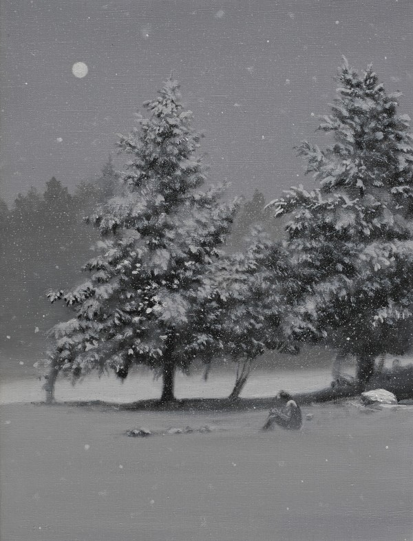 雪中的寧靜 Tranquility in the Snow by 傅作新 Fu Tso-Hsin