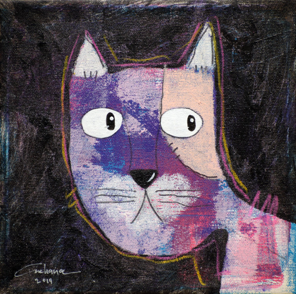 黑色系列：寵愛貓咪 #12 Black Series: Love Kitty #12 by 安恰娜‧恰麗亞琵朋 Anchana CHAREEAPAPORN