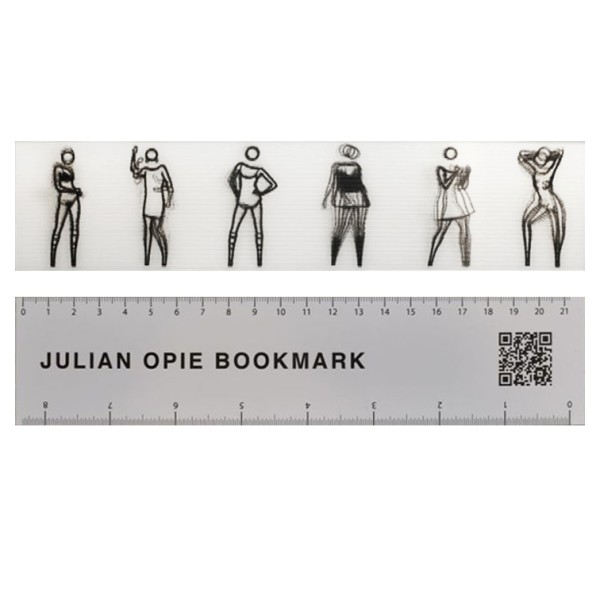 光柵書籤 Lenticular bookmark - Dancing by 歐培 Julian OPIE