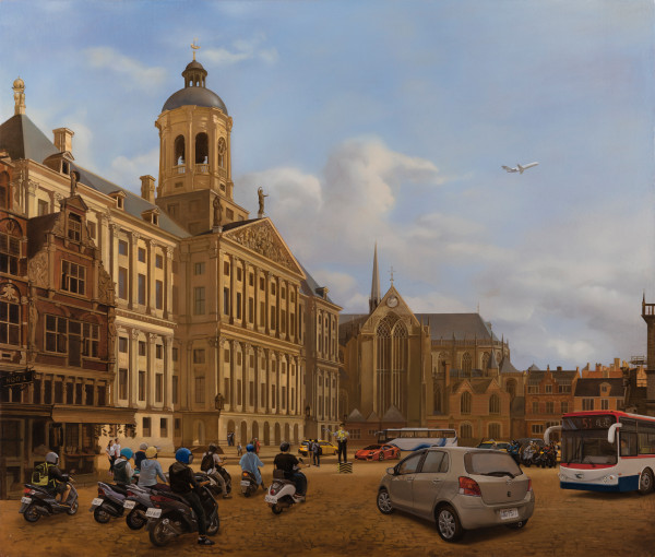 Traffic in 17th Century Amsterdam 誤闖入十七世紀阿姆斯特丹的車陣 by 盧昉 LU Fang