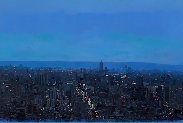 2018-2024 台北夜景圖限量版畫  Taipei Night View 2018-2024 Limited Print by 周政緯 CHOU Cheng Wei