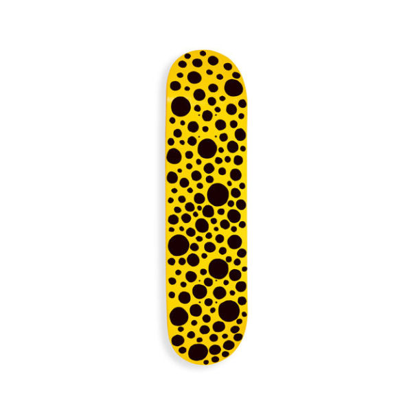 Yayoi Kusama Skateboard Yellow (Small Dots) by 草間彌生 KUSAMA Yayoi