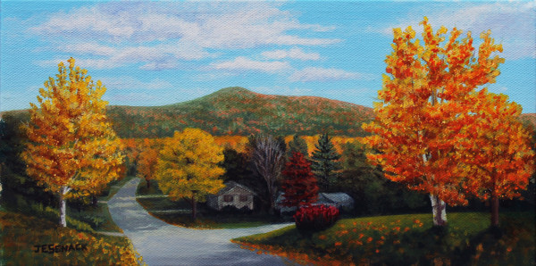 #253 New England Autumn by J Elaine Senack