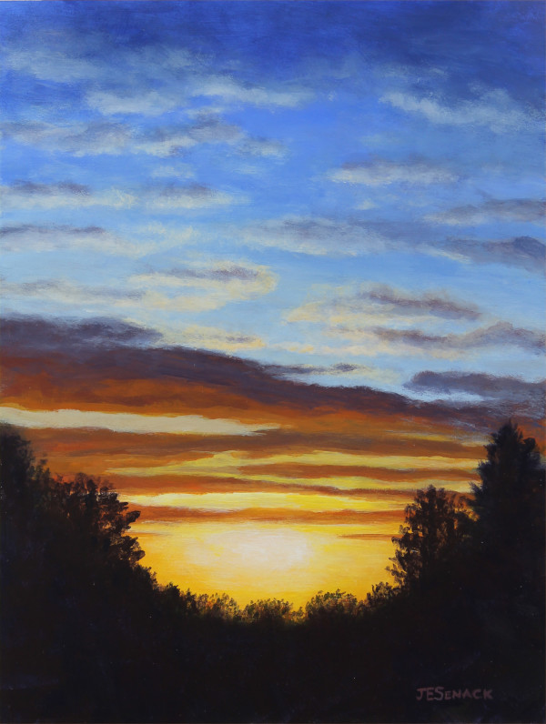 #311 August Sunset by J Elaine Senack
