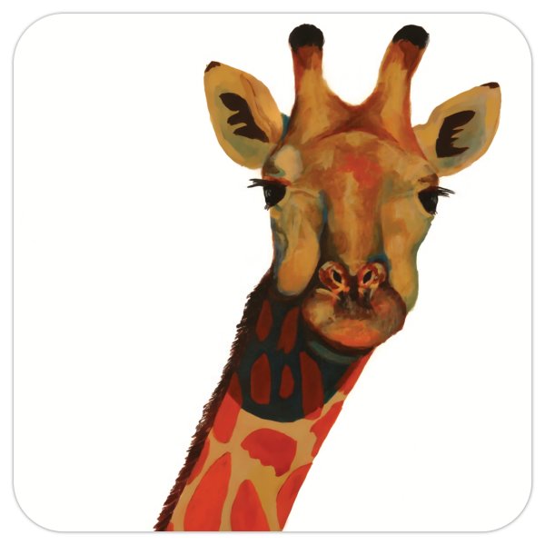 Coaster - giraffe - beatrice by Leslie Cline