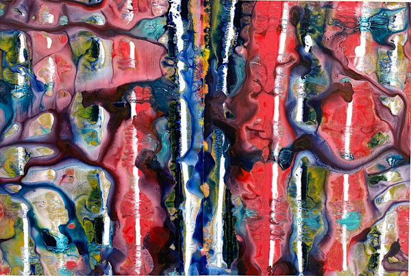 Shibori #65 by Mary Zeran