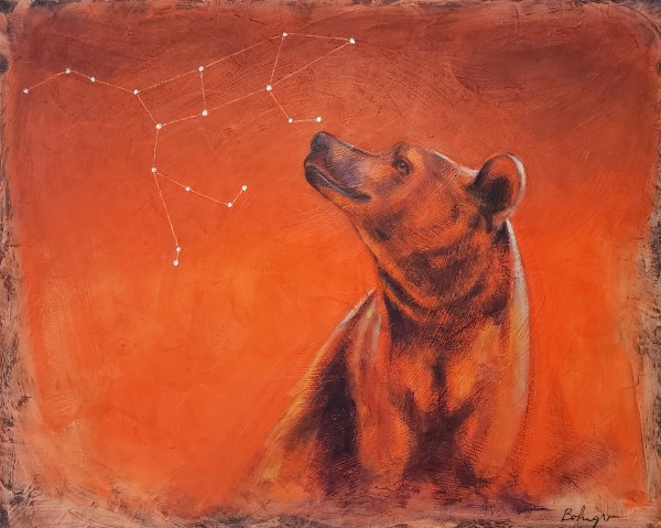 Cave Painting (constellation Ursa Major) by Lisa Bohnwagner