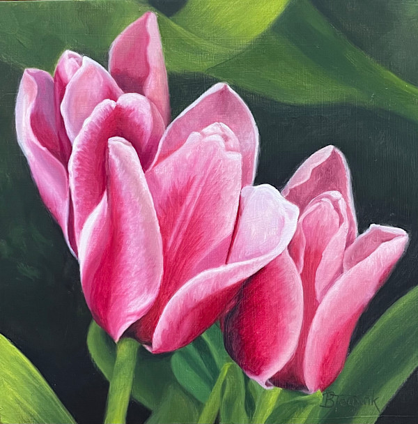 Three-Two-Lips Giclée Print 7 by Barbara Teusink