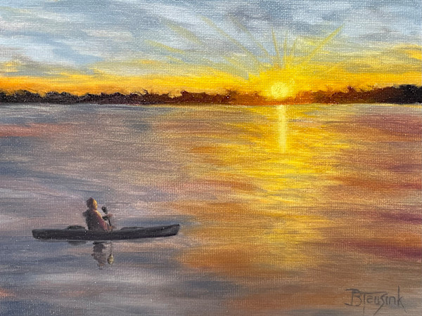 Golden Paddle by Barbara Teusink