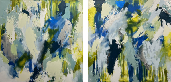 Fishing for Innovation (diptych) by Jen Sterling