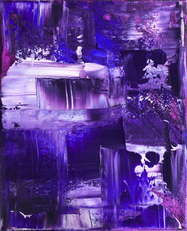 Purple Weave #1 by Jen Sterling