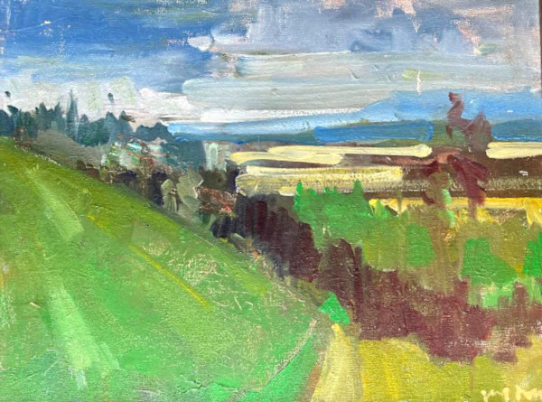 Abstract landscape, Mt. Baldy by Jerry Ross, Image 1.