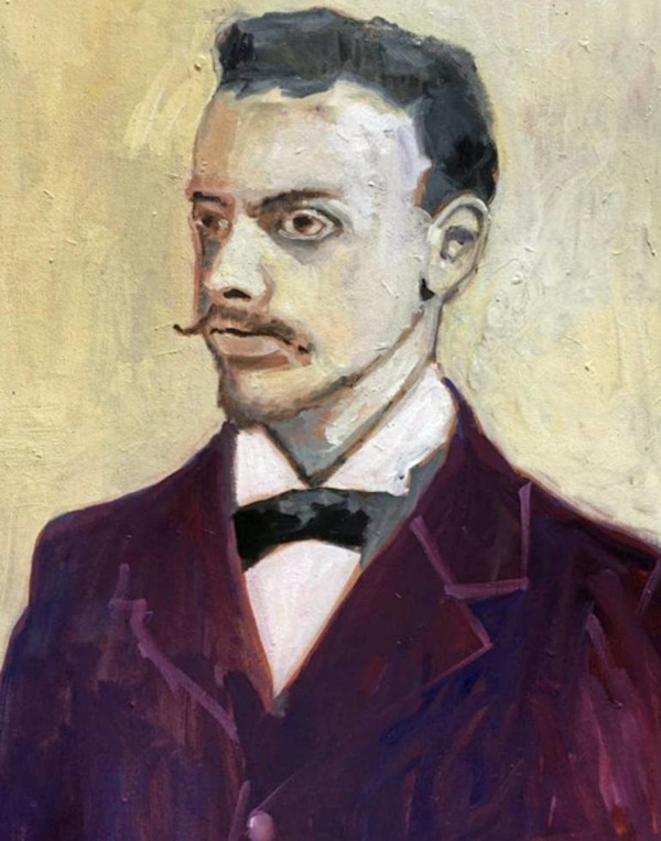 Portrait of Italo Svevo by Jerry Ross, Image 1.