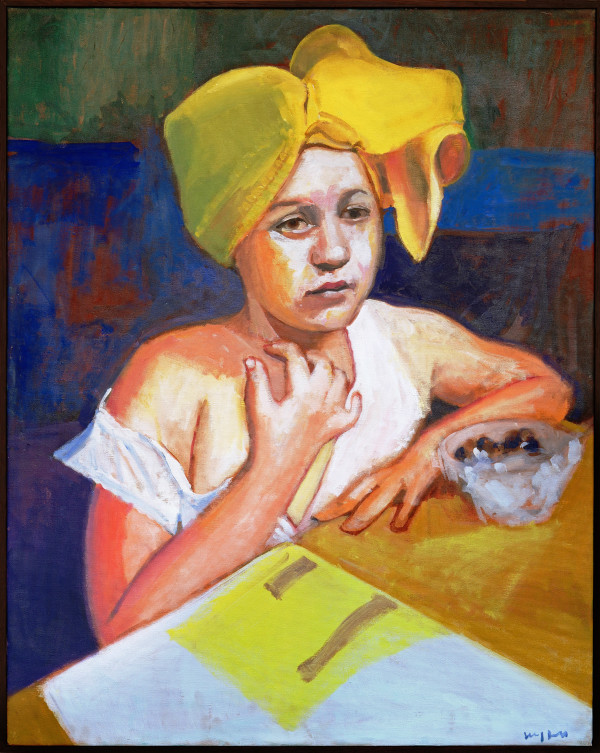Girl with Berries by Jerry Ross