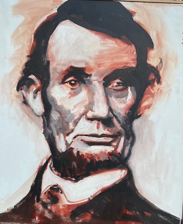 Portrait of Abraham Lincoln by Jerry Ross