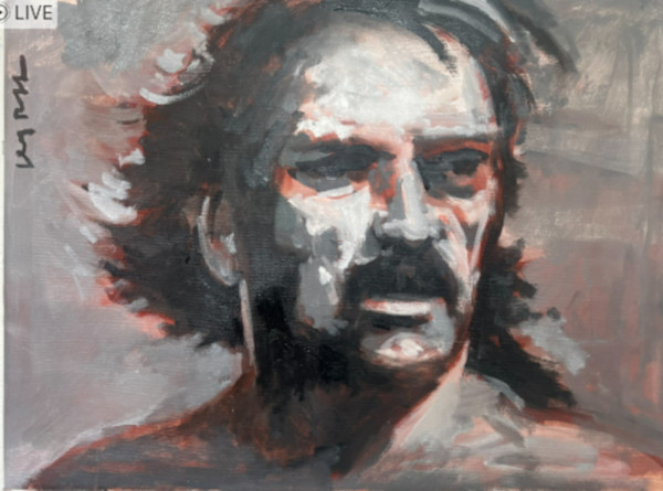 Portrait of Steve Prefontaine by Jerry Ross, Image 1.