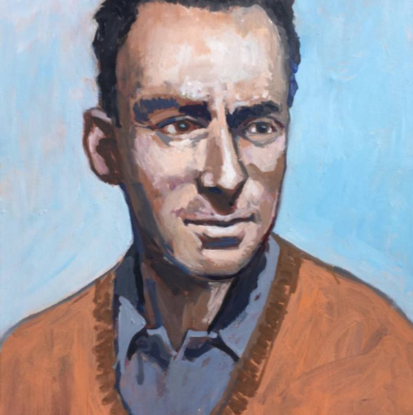 Portrait of Primo Levi by Jerry Ross