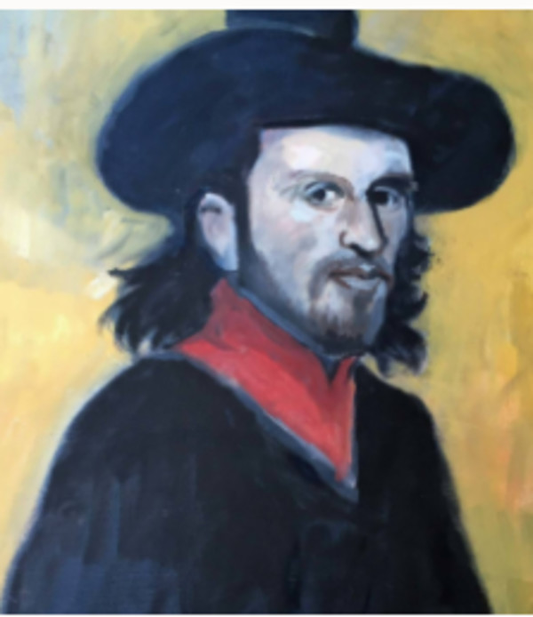 Portrait of Spinoza by Jerry Ross, Image 1.