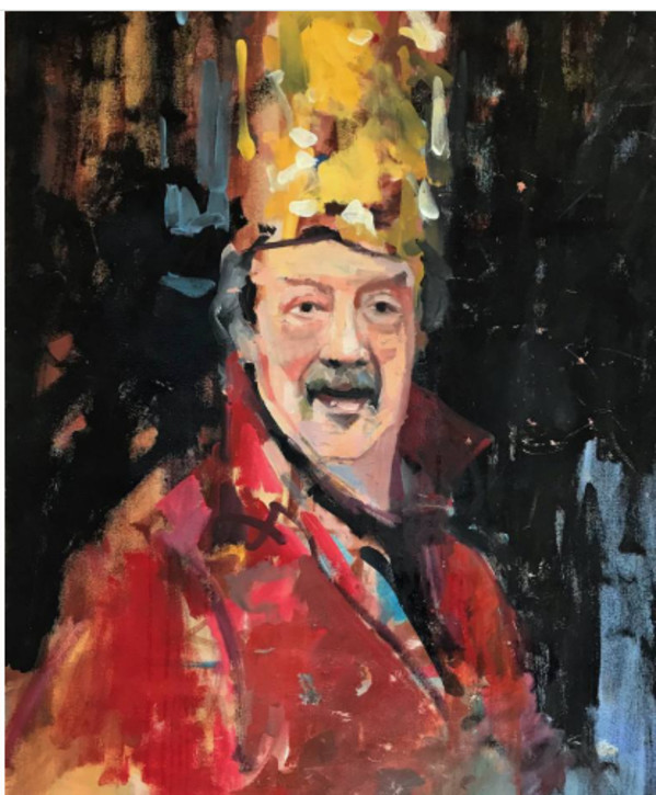 Wolmer with Panettone Hat by Jerry Ross