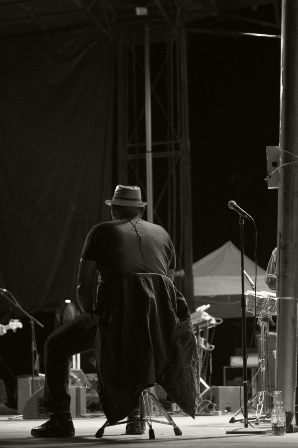 Aaron Neville, Backstage, Snowy Range Music Festival, Laramie, WY 2011